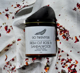 Fresh Cut Rose & Sandalwood Candle