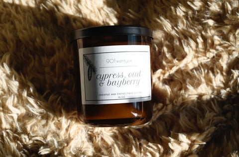 Cypress, Oud & Bayberry Candle