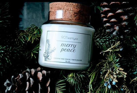 Merry Peace Apothecary Candle